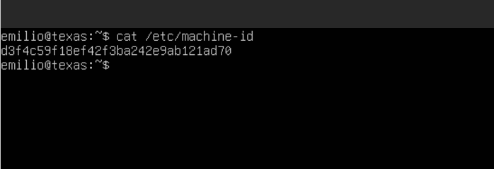 Texas Machine ID